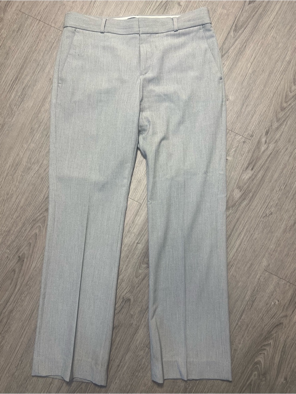 Banana Republic Light Gray Petite Dress Pants